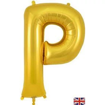 Fólia lufi - Nagy Arany "P" Betű 40"-es