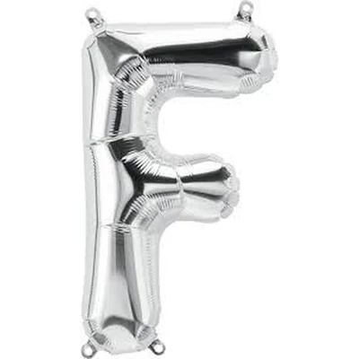 Fólia lufi - Nagy Ezüst "F" Betű 40"-es