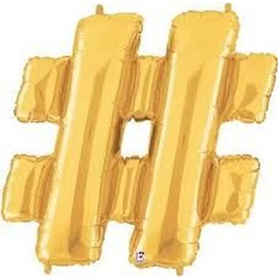 Fólia lufi - Nagy Arany "&" Betű 40"-es