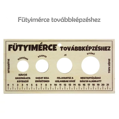 Fa tábla - Fütyi mérce
