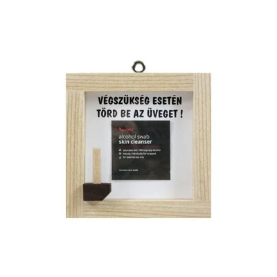 Fa tábla - Vég szükség esetén ,fertőtlenítő