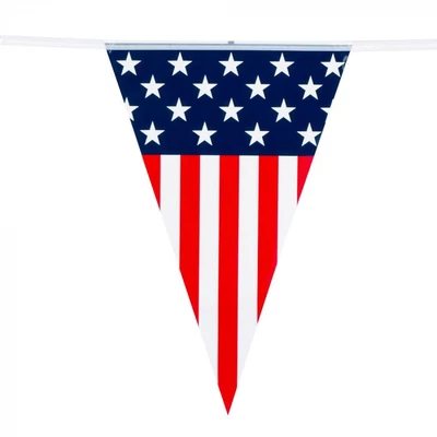 Amerikai party - Háromszög zászlófüzér