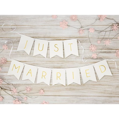 Just married - Banner