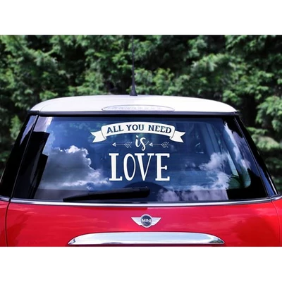 Autódekoráció - Matrica - Love -