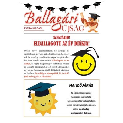 Ajándék Újság - Ballagási Újság