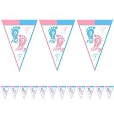 Zászlófüzér - Fiú vagy Lány Babaváró Parti Zászlófüzér - 5 m