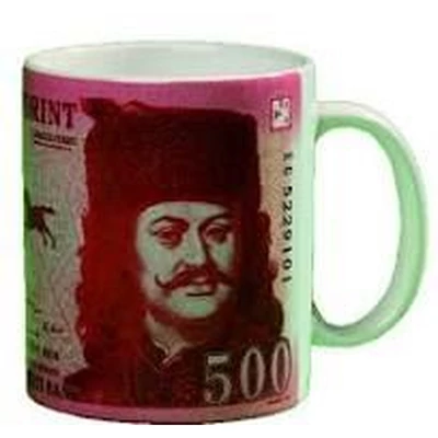 Bögre - 500 Ft mintával