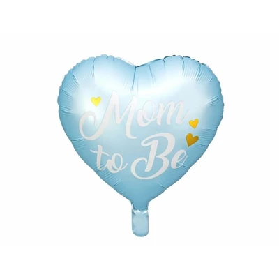 Fólia lufi - 14"-es Babaváró Mom to Be - Kék Léggömb