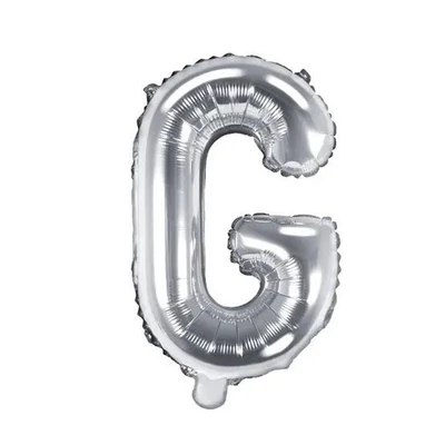 Fólia lufi - 14˝-es Ezüst - G -