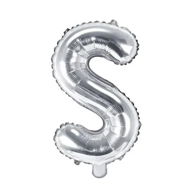 Fólia lufi - 14˝-es Ezüst - S -