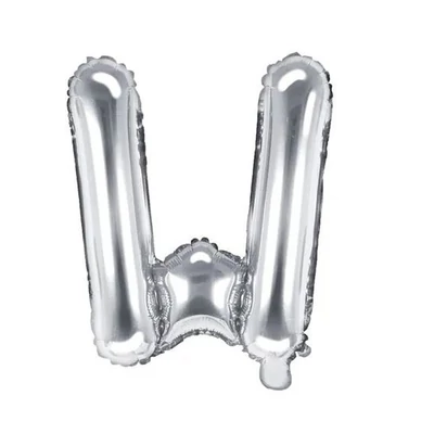 Fólia lufi - 14˝-es Ezüst - W -