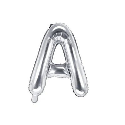 Fólia lufi - 14˝-es Ezüst - A -