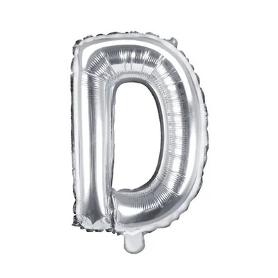 Fólia lufi - 14˝-es Ezüst - D -