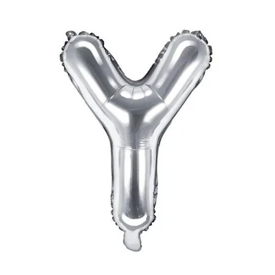 Fólia lufi - 14˝-es Ezüst - Y -