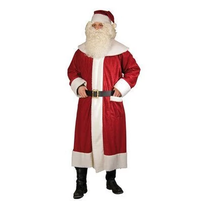 Mikulás kabát sapkával és övvel
