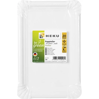 Tányér - Papír Téglalap , 20 db/cs