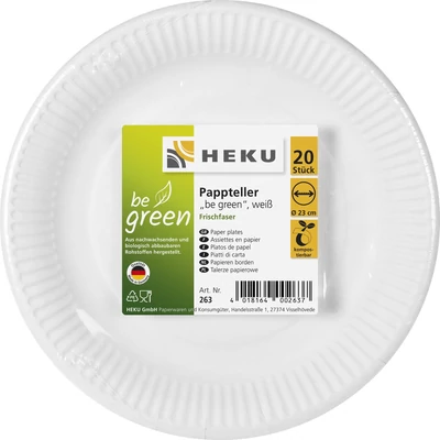 Tányér - Papír Lapos 20 db /cs , 23 cm