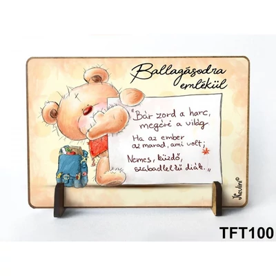 Kis fa tábla - Ballagásodra emlékül