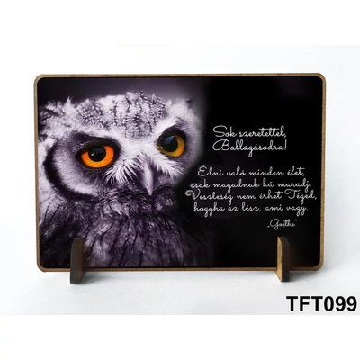 Kis fa tábla - Sok szeretettel, Ballagásodra!