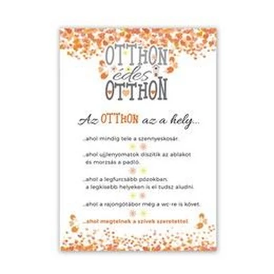 Édes Otthon Ajándék Tábla
