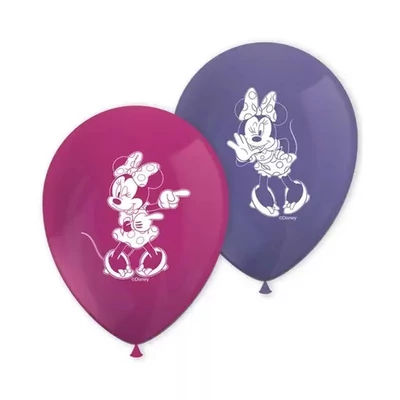 Disney Minnie Junior léggömb, lufi 8 db-os, Héliummal