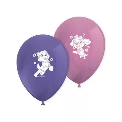 Mancs Őrjárat Skye and Everest léggömb, lufi 8 db-os, Héliummal