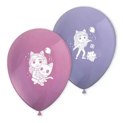 Gabi babaháza Friends léggömb, lufi 8 db-os, Héliummal